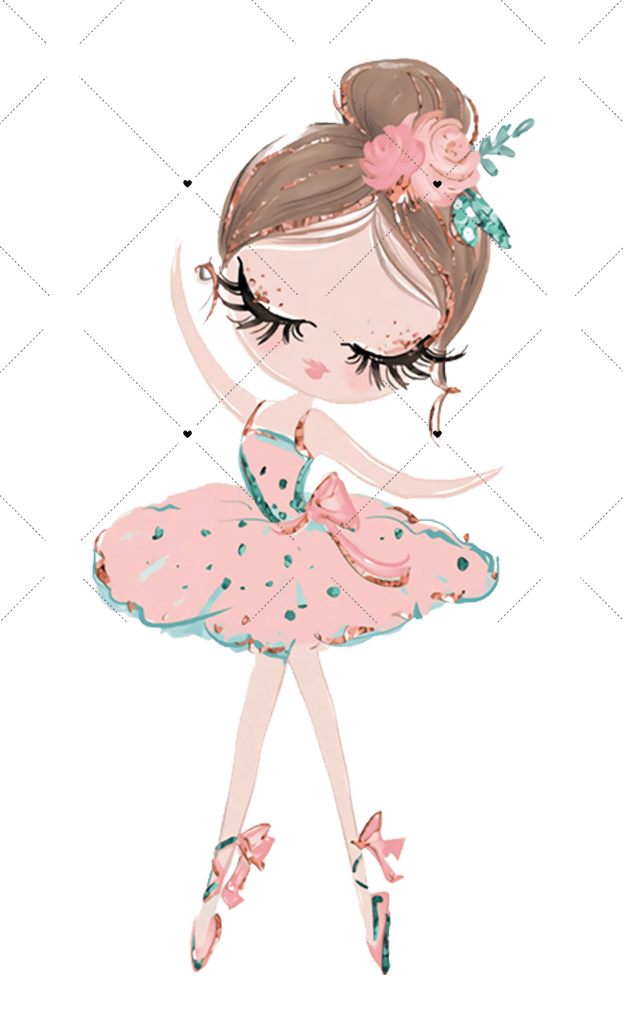 design 3 with name / white bag Personalized Dance Girl Pencil Case