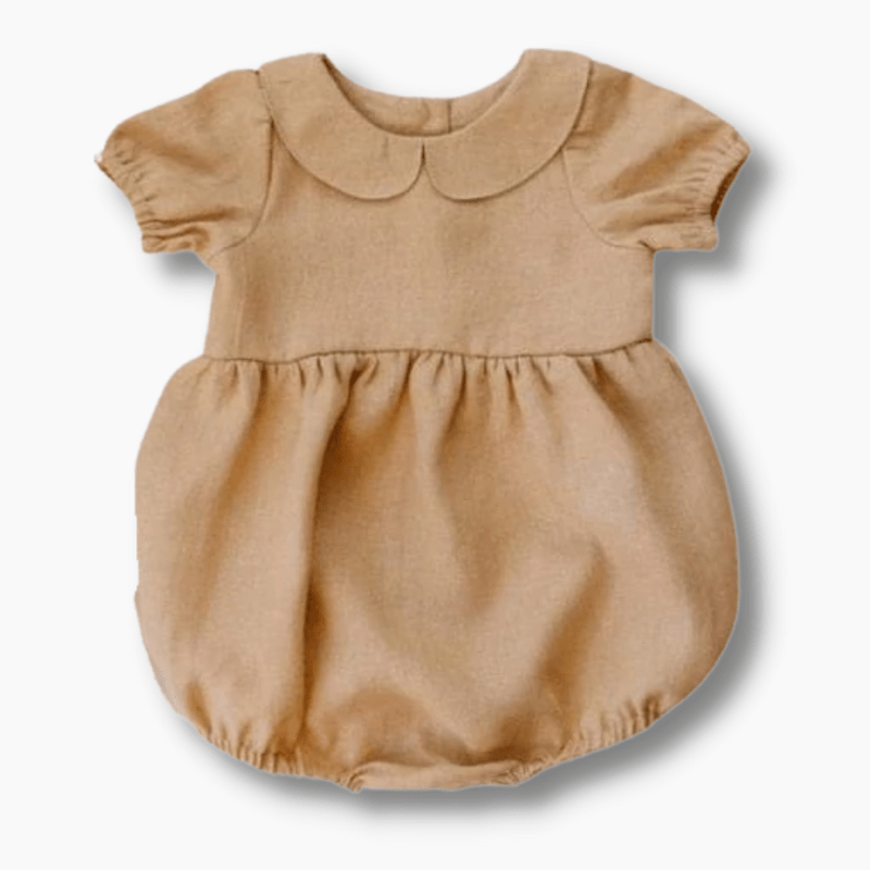 Petal Collar Baby Romper