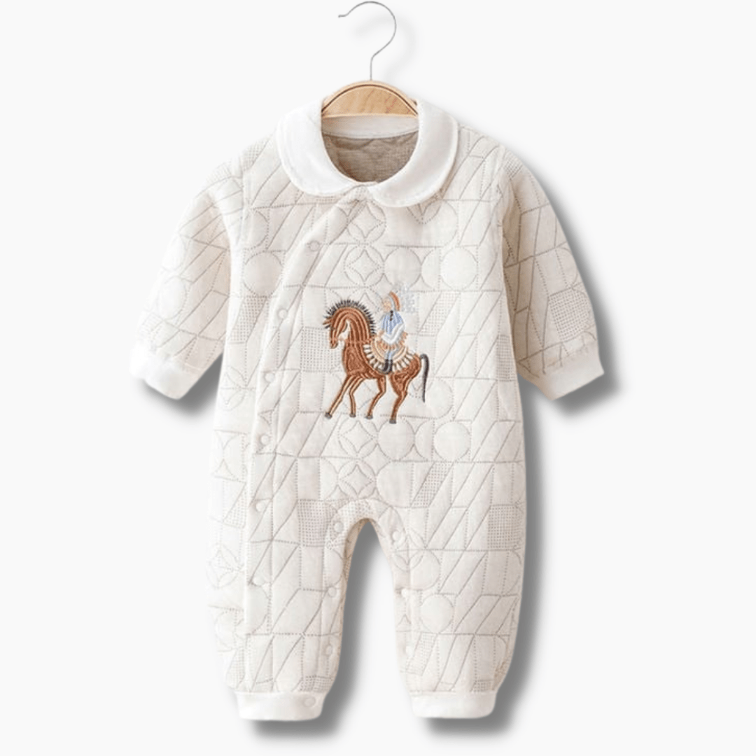 Peter Pan Collar Baby Growsuit