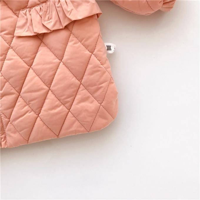 Girl's Clothing Peter Pan Collar Bow Fleece Jacket