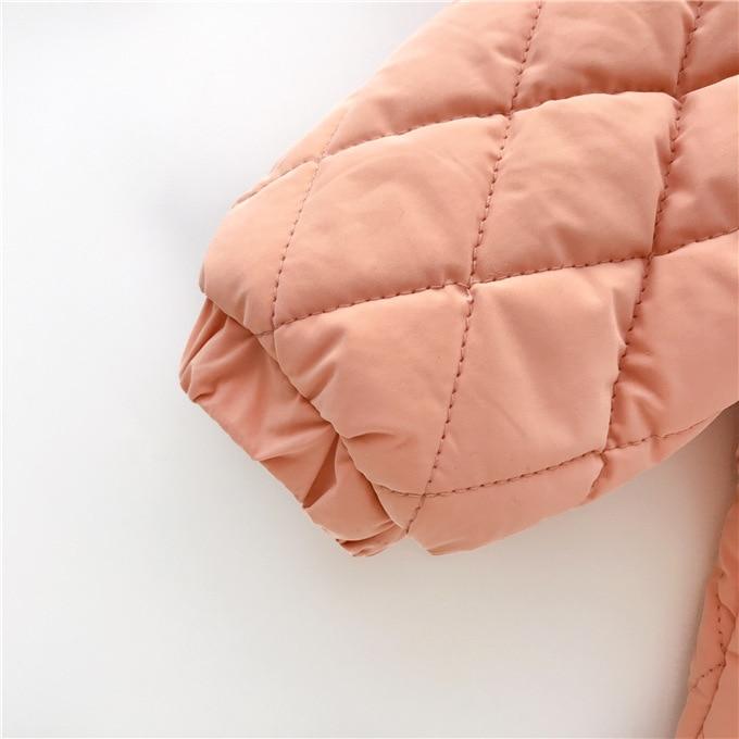 Girl's Clothing Peter Pan Collar Bow Fleece Jacket