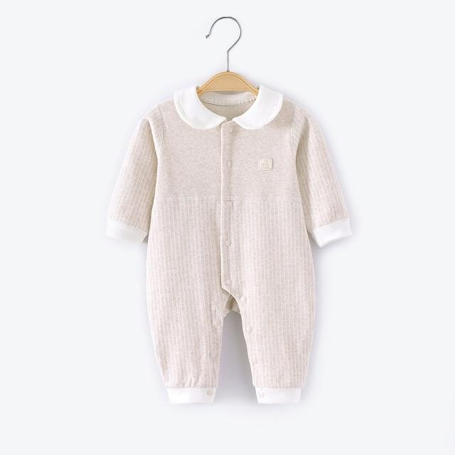 Girl's Clothing Cream / 3M Peter Pan Striped Romper