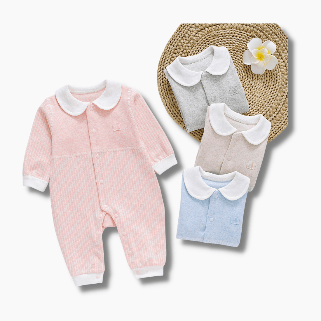 Girl's Clothing Peter Pan Striped Romper
