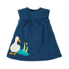 Girl&#39;s Clothing Polka Dot Duck / 4T Pinafore Sleeveless Dress