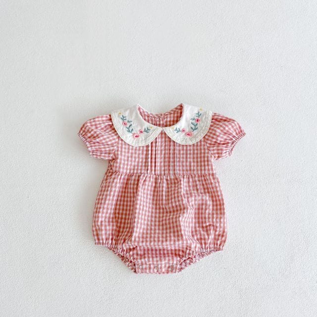 as picture / 18M Pink Plaid Romper