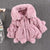 Plush thickened children's clothing jacket