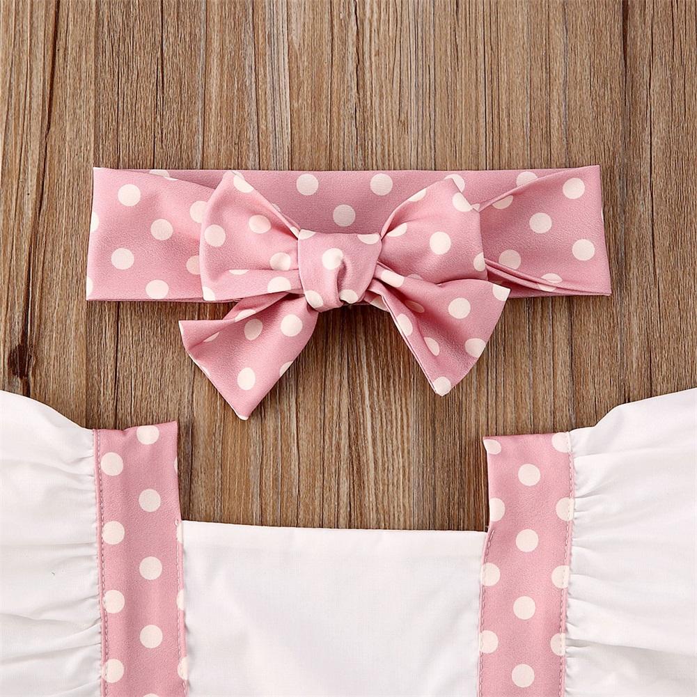 Girl's Clothing Polka Dot Print Ruffle