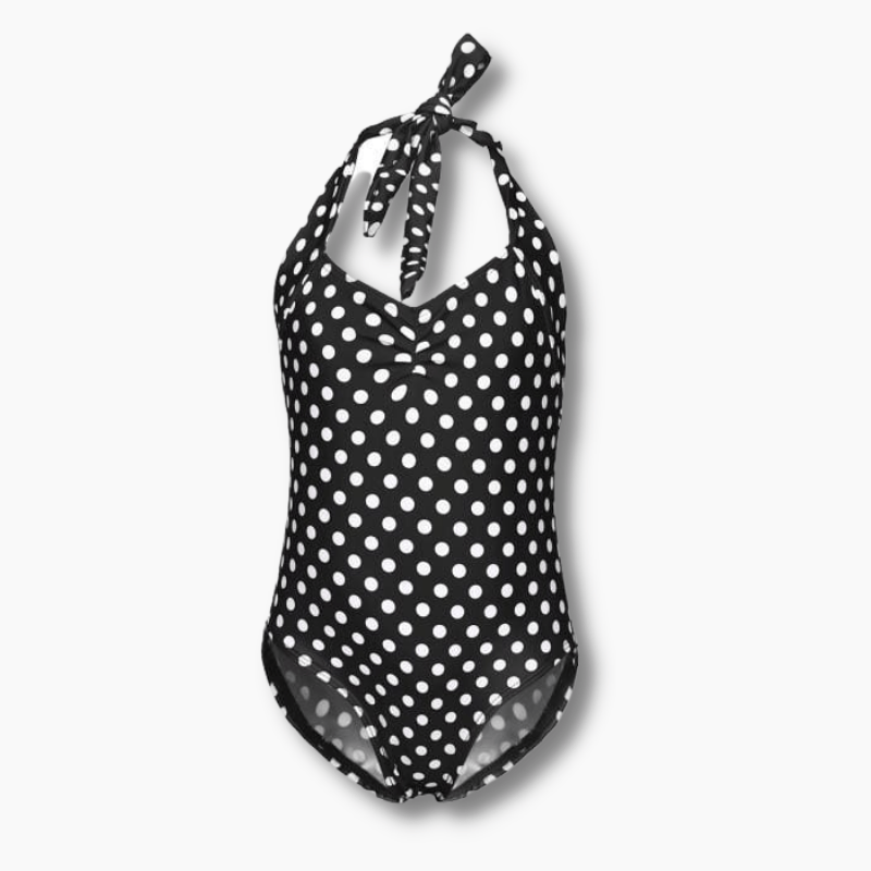 Girl's Clothing Polka Dot Print Swimsuit