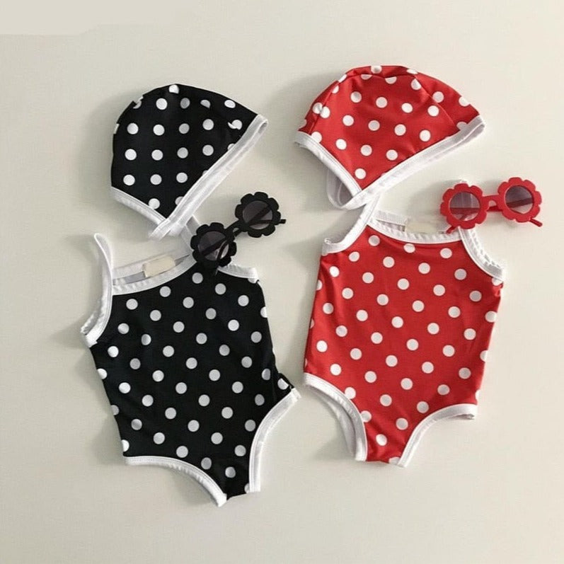 Polka Dot Swimsuit