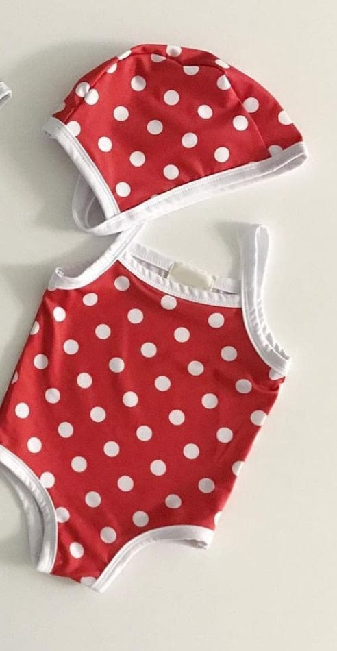 Red / 3M Polka Dot Swimsuit