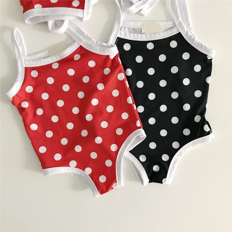 Polka Dot Swimsuit