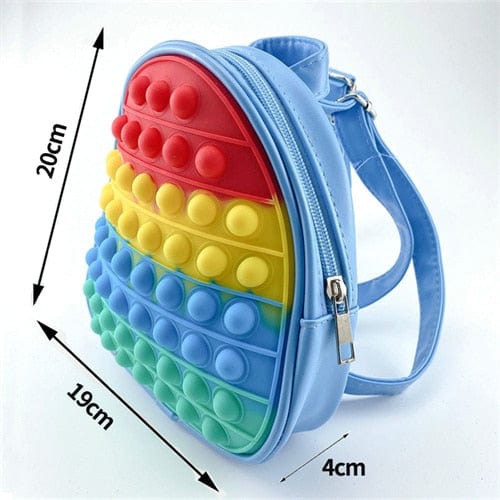 Woosir Rainbow Large Pop Backpack for Kids