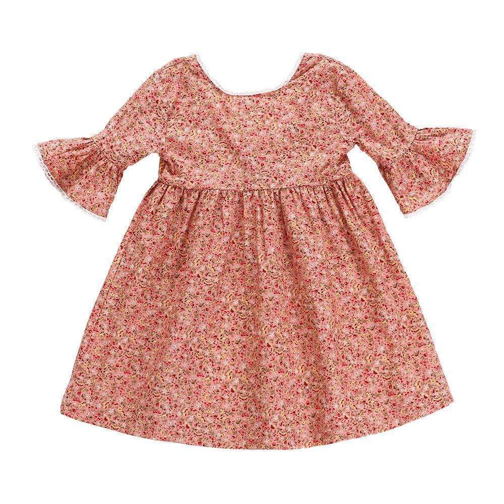 Girl's Clothing Princess Floral Boho Dress