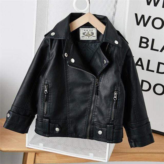 Girl's Clothing black 3 / 4T PU Coat Jacket