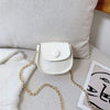 Girl&#39;s Clothing White PU Leather Shoulder Bag