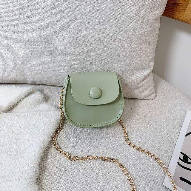 Girl's Clothing Green PU Leather Shoulder Bag