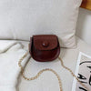 Girl&#39;s Clothing Coffee PU Leather Shoulder Bag