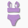 Girl&#39;s Clothing Purple Ruffle Swimsuit