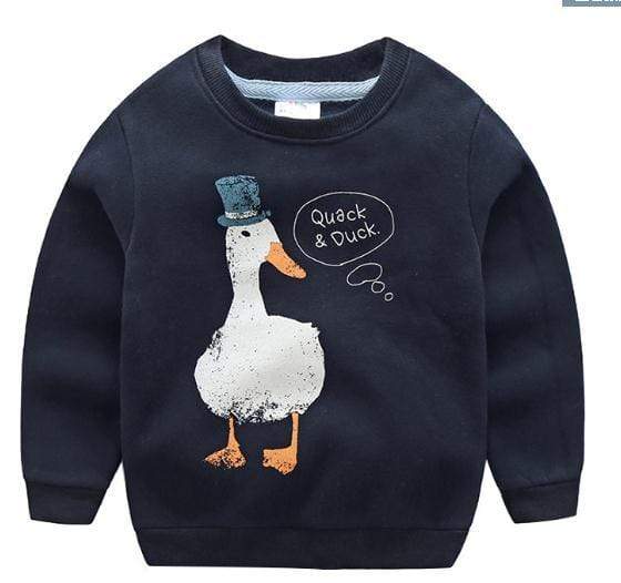 Boy's Clothing dark blue / 2T Quack & Duck Sweatshirts