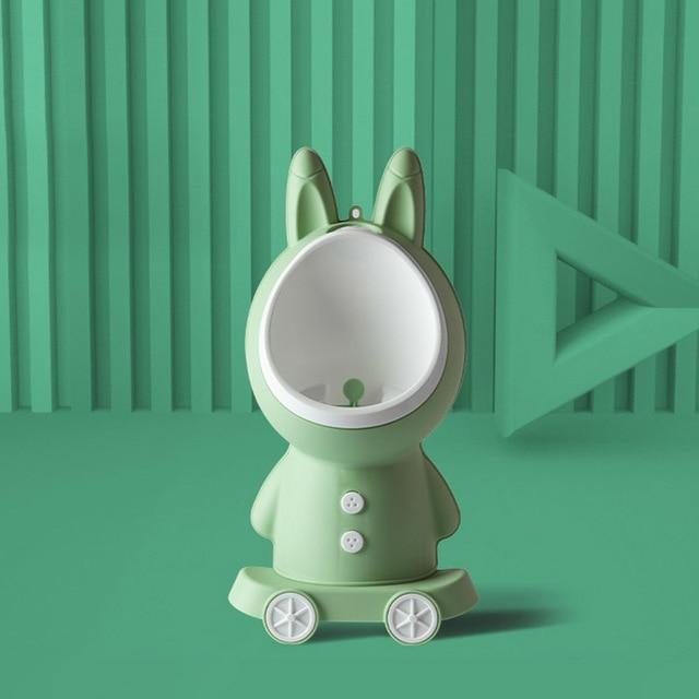 Accessories Tea Green / China Rabbit Design  Potty Toilet Stand for Kids