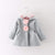 Girl's Clothing Gray / 9M Rabbit Long Ears Hooded Coat