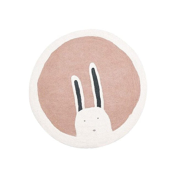 Bunny Themed Round Rug - Momorii