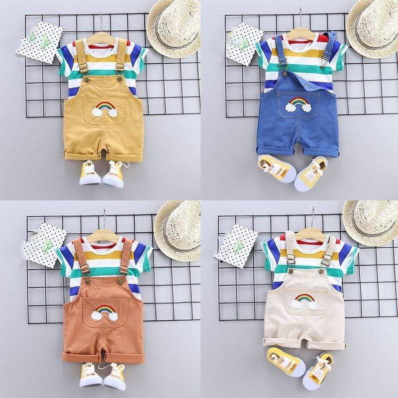 Boy's Clothing Rainbow Baby Outfit