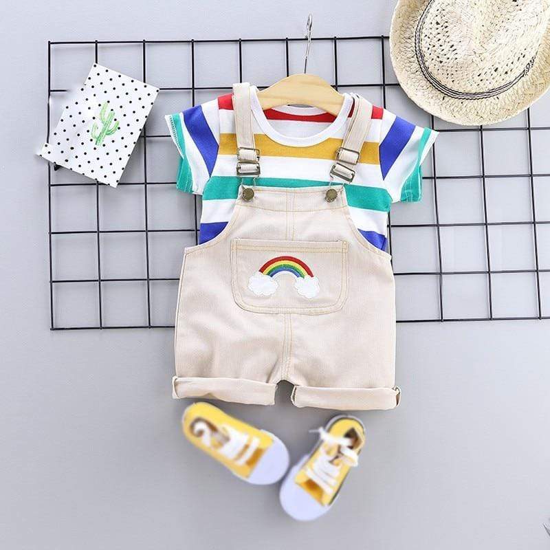 Boy's Clothing Rainbow Baby Outfit