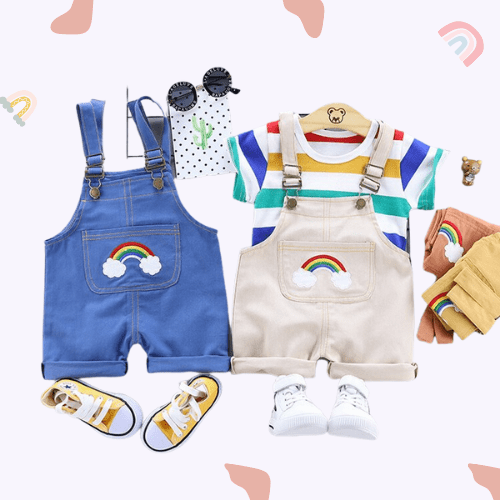 Boy's Clothing Rainbow Baby Outfit