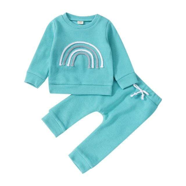 Blue / 18M Rainbow Baby Set