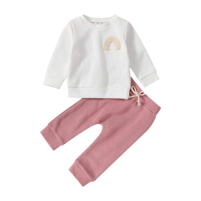 white / 6M Rainbow Baby Set