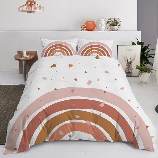 4 / 264x228cm 3pcs Rainbow Bedsheet set