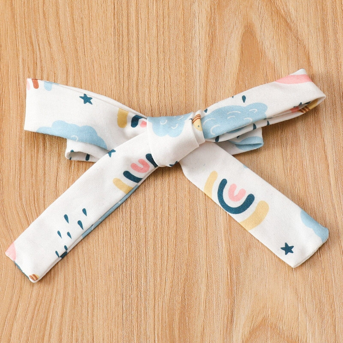 Rainbow Color Print Romper