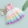 Baby &amp; Toddler Rainbow Girl Layered Dress