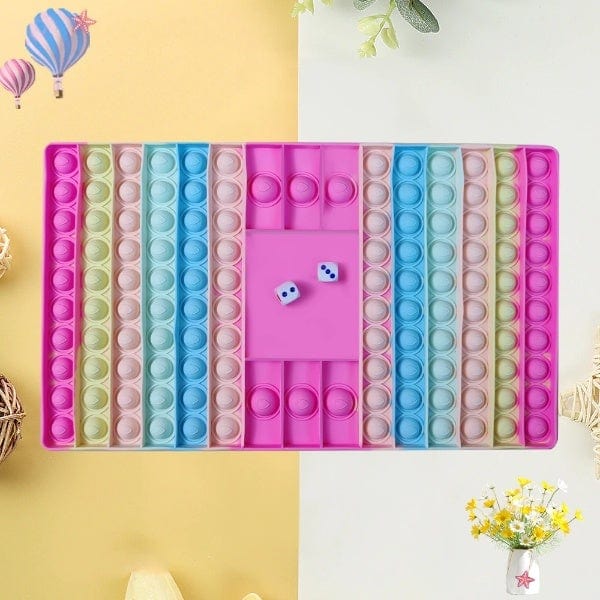 Q Rainbow Push Bubble Pop Fidget