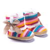 Shoes Rainbow Striped Baby Boots