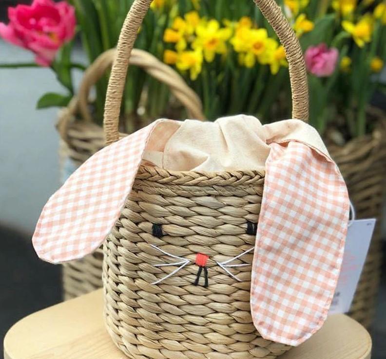 Accessories Rattan Basket Bag