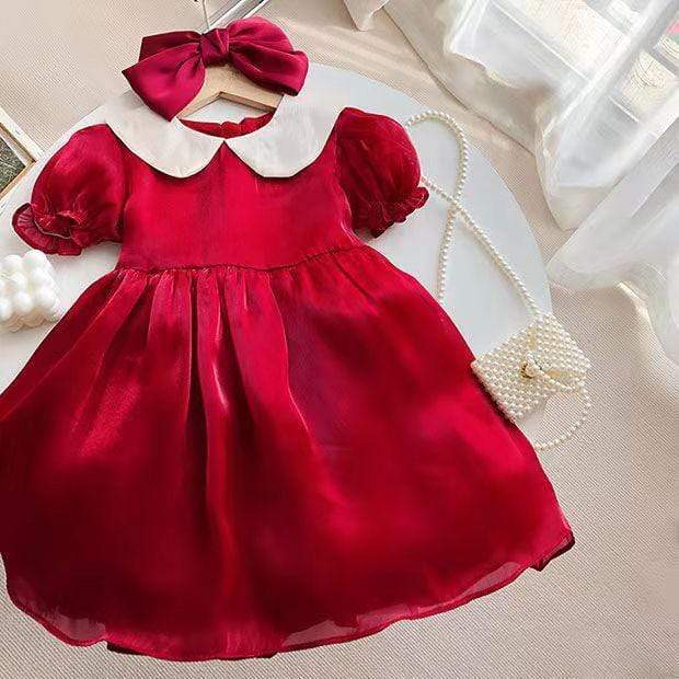 Girl's Clothing Red Princess Dress