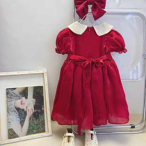 Girl's Clothing Red Princess Dress