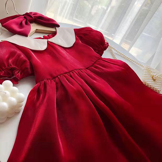 Girl's Clothing Red Princess Dress