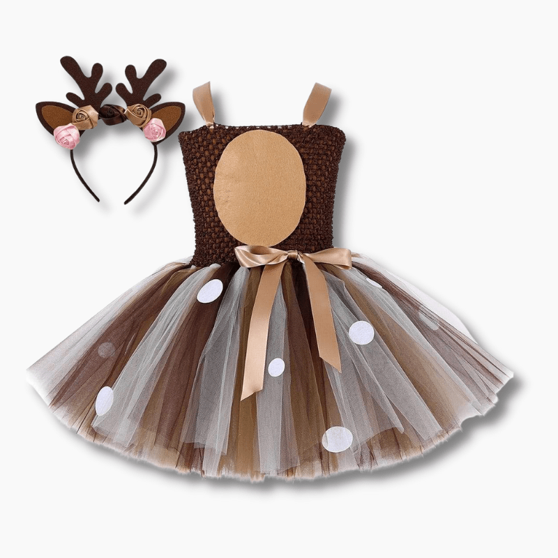 Girl's Clothing Reindeer Tutu Dress