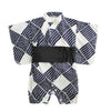 B / 12M Retro Kimono Summer  Baby Girl Clothing Romper Jumpsuit Short-sleeved Bathrobe Newborn Baby Kimono Unisex Playwear Custume