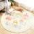 Play Mat 02 / 120x120cm Round Kids Bedroom Carpets