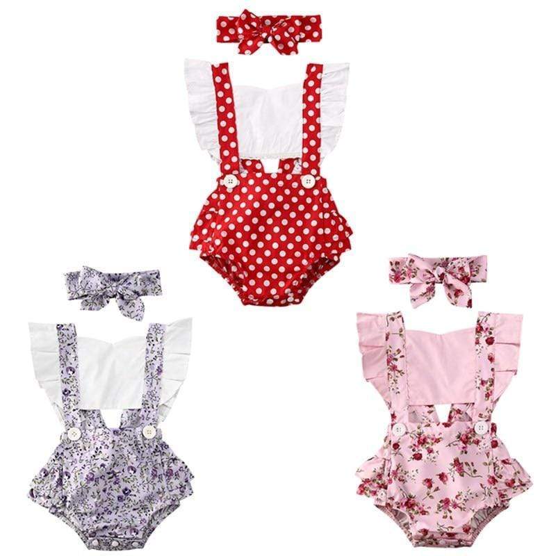 Girl's Clothing Romper Ruffled
