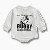 Rugby With Daddy Baby Romper