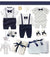 Boy's Clothing 66cm (recommended new gift / full moon ceremony) / Male Treasure-Little Gentleman D Gift Box Sailer Baby Gift Set