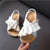 Accessories beige / 30 (insole 18.5cm) Sandals Leather Ruffles Sandals