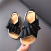 Accessories black / 21 (insole 13.5cm) Sandals Leather Ruffles Sandals