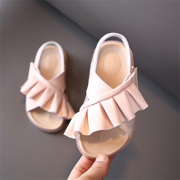 Accessories pink / 26 (insole 16.5cm) Sandals Leather Ruffles Sandals