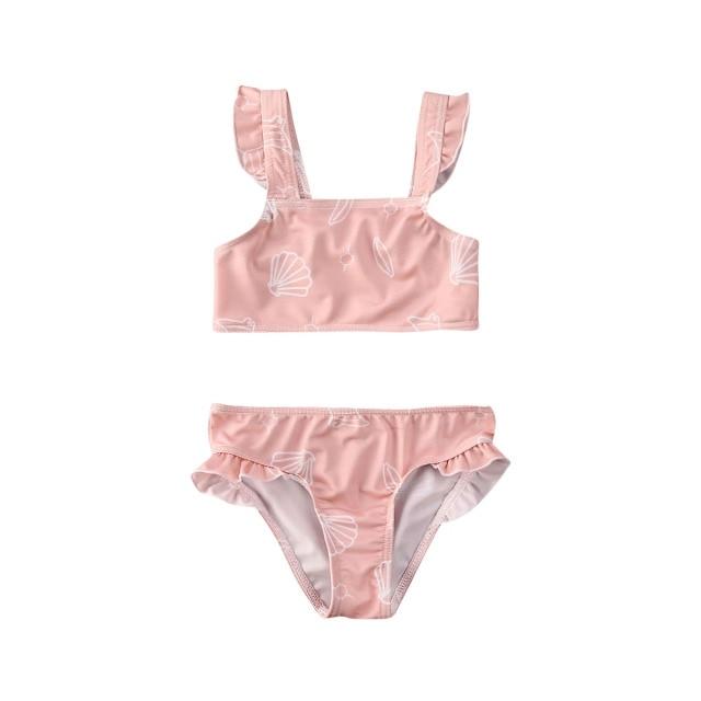 Girl's Clothing Pink / 5T Seashell Print Swimwear